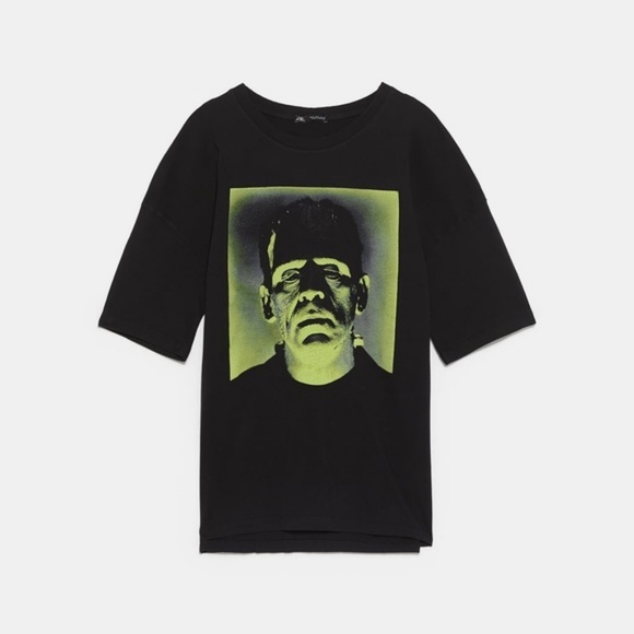 ZARA UNIVERSAL STUDIOS FRANKENSTEIN T-SHIRT - Picture 4 of 6